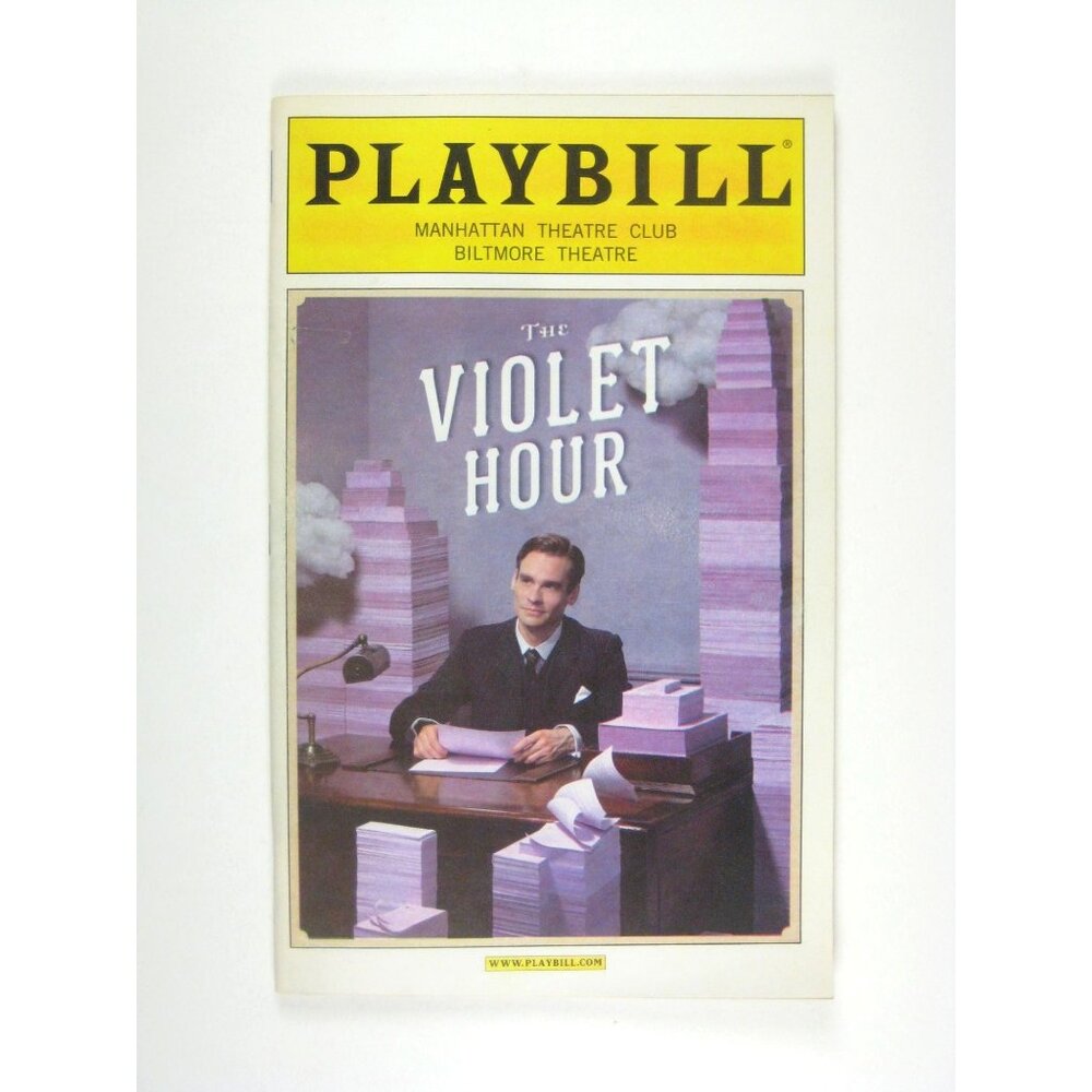 Playbill The Violet Hour Opening Night Manhattan Theatre Club November 2003